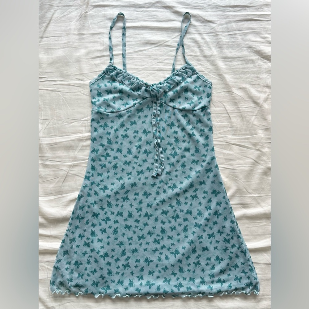 Urban Outfitters Blur Butterfly Mini Dress XS
